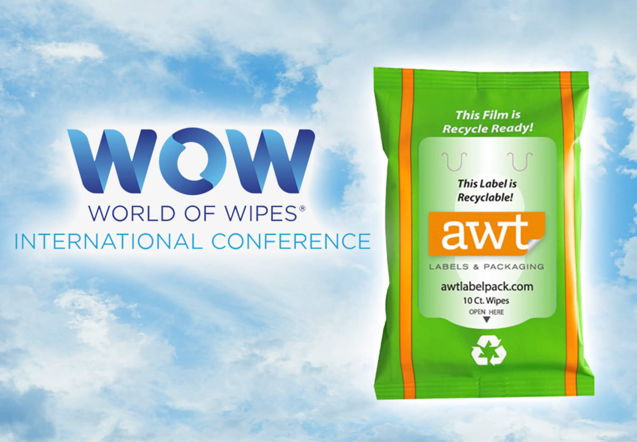 AWT Unveils Recyclable Reseal Package at World of Wipes Conference 🥇