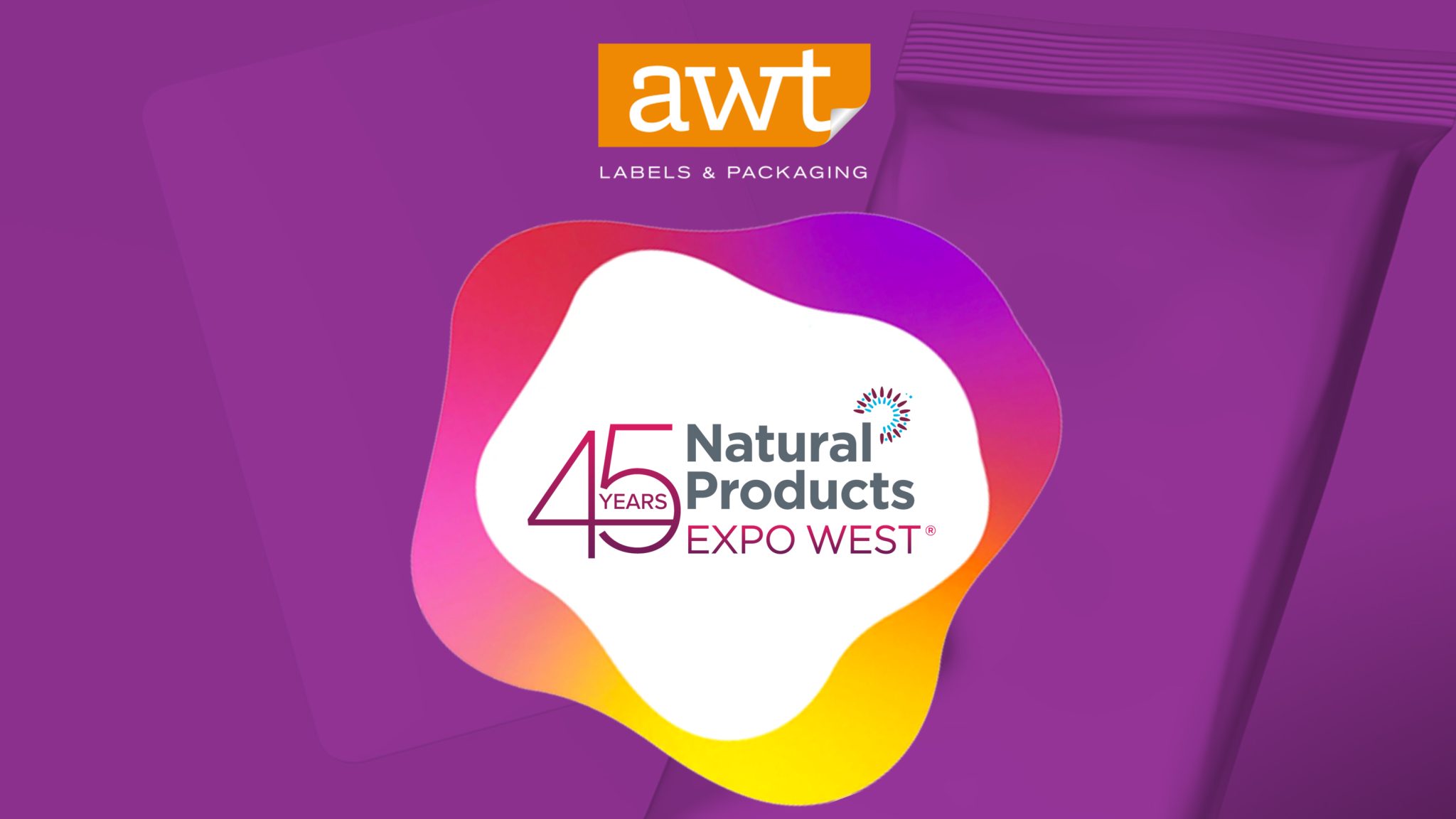 AWT Attending the 2026 Natural Products Expo West - AWT Labels & Packaging